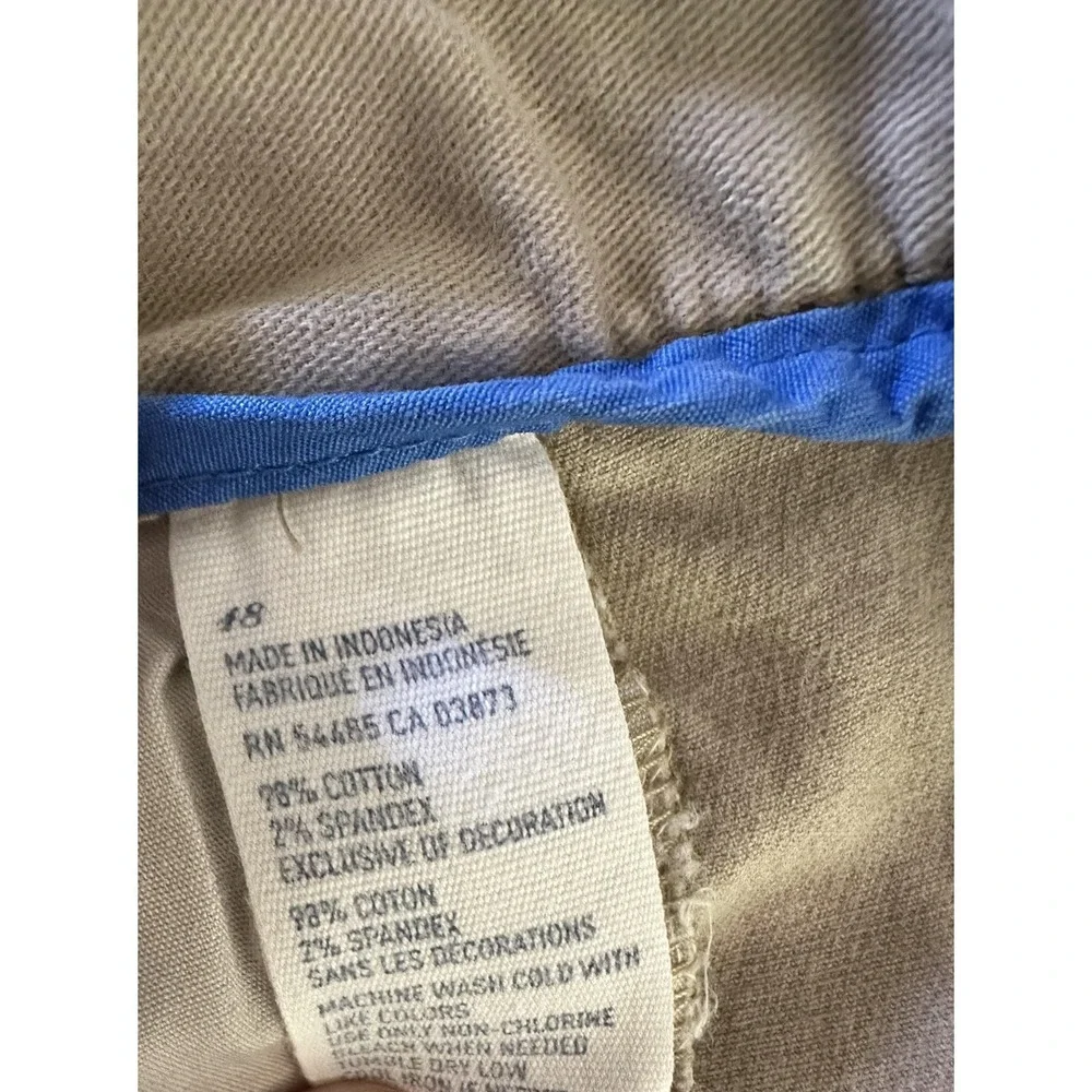 American Eagle Shorts‎ Womens 18 Khaki Beige Casual Chino Stretch Summer Pockets